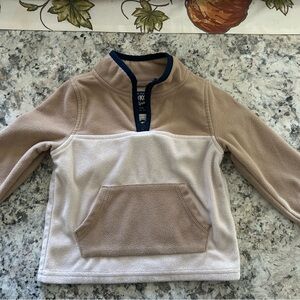 OshKosh B'gosh Tan and Cream Fleece Hoodie